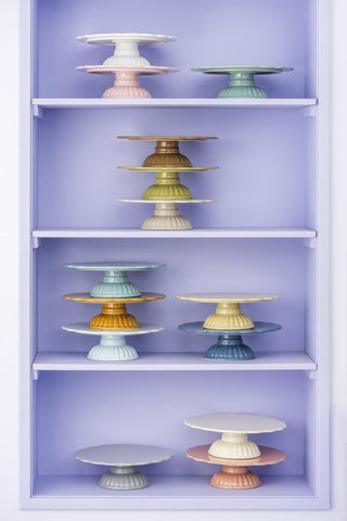 Cake Stand, Light Blue