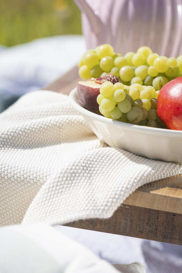 Towel, Knitted Cream