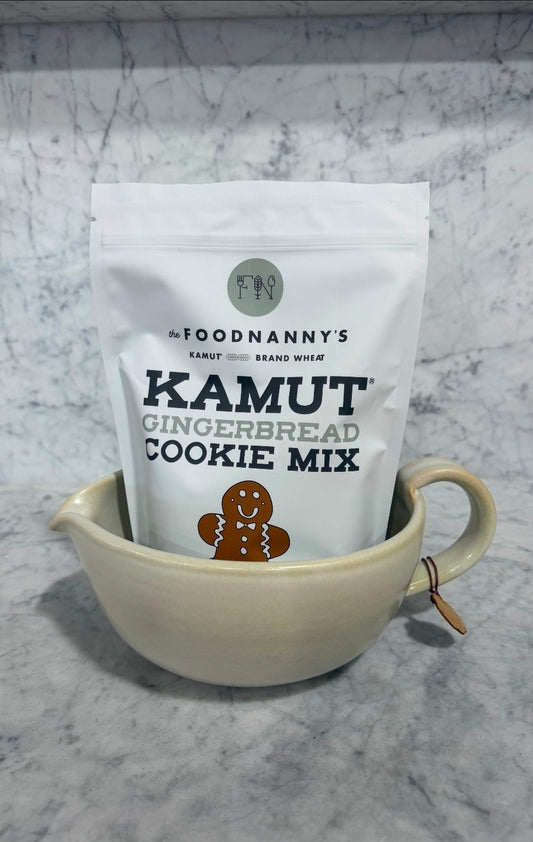 Bundle, Gingerbread Cookie Mix & Rustic White Batter Bowl