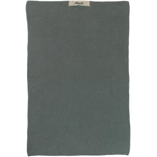 Towel, Knitted Moss Green