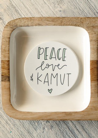 Sticker, Peace Love Kamut